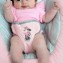 Bright Starts MINNIE MOUSE Sdraietta Vibrante per Neonati fino a 9 kg Rosy Skies