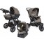 Trio Chicco Activ3 Top Dark Beige + Kit Auto