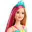 Bambola Barbie Dreamtopia Bionda con Ciocca Rosa
