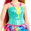 Bambola Barbie Dreamtopia Bionda con Ciocca Rosa