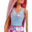 Bambola Barbie Dreamtopia Chioma Rosa con Spazzola