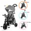 Triciclo Kinderkraft Jazz 4 in 1 Grigio