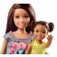 Bambola Barbie Babysitter Bebè e Passeggino