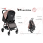 Passeggino Baciuzzi BX 22 Nude Portata 22 Kg con Parapioggia