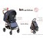 Passeggino Baciuzzi BX 22 Jeans Blu Portata 22 Kg con Parapioggia
