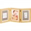 Kit Impronta Baby Art Double Print Frame Naturale /