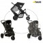 Passeggino Gemellare Hauck Freerider Black