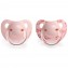 Set 2 Succhietti Suavinex Anatomico Lattice Liberty +6 m Evolution Rose Rosa /