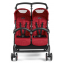Passeggino Gemellare Peg Perego Aria Twin Shopper Geo Red