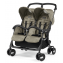 Passeggino Gemellare Peg Perego Aria Twin Shopper Geo Beige