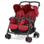 Passeggino Gemellare Peg Perego Aria Twin Shopper Geo Red