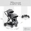 Passeggino Gemellare Duo Hauck Atlantic Twin Melange Grey