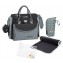 Babymoov Baby Star - Bolso Maternal Cambiador Con Accesorios Negro Y Gris