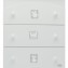 Cassettiera Fasciatoio Foppapedretti Babyzoo Bianco