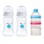 Set Bebe Confort 2 Biberon + Dosatore Latte in Polvere 