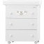 Cassettiera Fasciatoio Azzurra Design Star Bianco