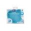 Piatto Chicco in Silicone Cuore Azzurro