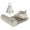 Cuscino Antiasfissia Hippo Musicale Jane Grigio
