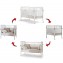 Set Pali Flippy Bianco (Lettino Trasformabile in Culla + 2 Materassi + Piumone Paracolpi)