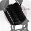 Silla de Paseo MoMi Grace Negro con Mochila para el Transporte - Homologada para Avión