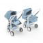 Passeggino 3 in 1 Greentom Upp Bianco Sky