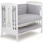Lettino Ridotto Co-Sleeping Cuoricini Gloria Bianco con Materasso