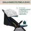 Silla de Paseo Chicco Glee Joyful Teal Capacidad 22 kg Cierre Automático + Protector de Lluvia