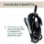 Silla de Paseo Chicco Glee Joyful Teal Capacidad 22 kg Cierre Automático + Protector de Lluvia
