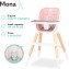 Seggiolone Lionelo Mona Bubblegum