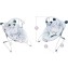Sdraietta MoMi GLOSSY per bambini fino a 9 kg Panda