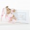 Portafoto Legno Nanan Puccio Bianco Rosa 18 x 13 cm