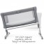 Culla Co-Sleeping Joie Roomie Gray Flannel