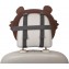Specchietto Retrovisore Auto in Peluche FreeON Animals Brown