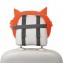 Specchietto Retrovisore Auto in Peluche FreeON Animals Fox