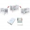 Set Pali Astrid (Lettino Trasformabile + Materasso + Piumone Paracolpi)