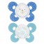 Chicco Physio Comfort Chupete Silicona 2pcs Azul Celeste 6-16m