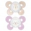 Succhietto Chicco Physio Comfort Silicone 2pz Beige Rosa 6-16m 