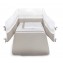 Lettino Evolutivo Co-Sleeping Pali Flippy Bianco Naturale (Trasformabile da Culla a Lettino a Divanetto a Poltroncina + 2 Materassi + 2 Completi Piumone)