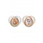 Tommee Tippee Set 2 Succhietti in Silicone 0-6M FS Moda Rosa con Decoro