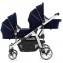 Navicella Trio Gemellare Brevi Ovo Twin Blu