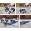 Camion con Rimorchio Elicottero Polizia Majorette Volvo Truck + Airbus Police Helicopter