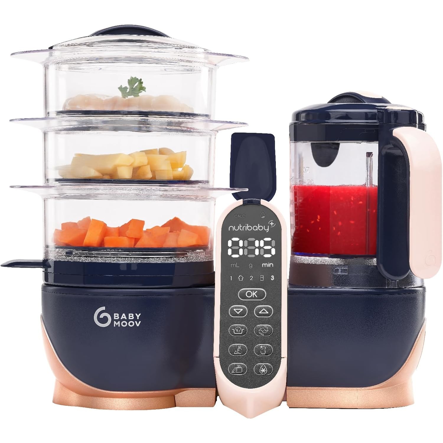 Babymoov Robot de Cocina Multifunción para